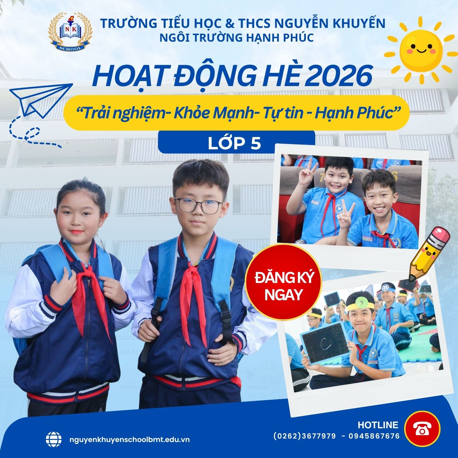 HOẠT ĐỘNG HÈ LỚP 5 NĂM HỌC 2026 - 2027